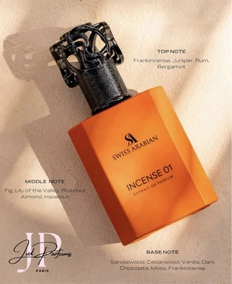 Swiss Arabian - Incense 01 - Extrait de Parfum 50ml