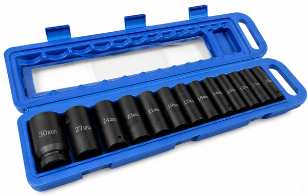 "Kraft Schlagschrauber NüSse KraftnüSse 1/2\" 10-32Mm Schlagnus SteckschlüSsel Set"-image