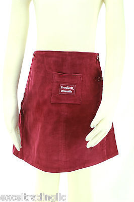 Jupe réversible fille JACADI révérend prune/bleu velours côtelé taille 8 ans neuve avec étiquette 74€ soldes