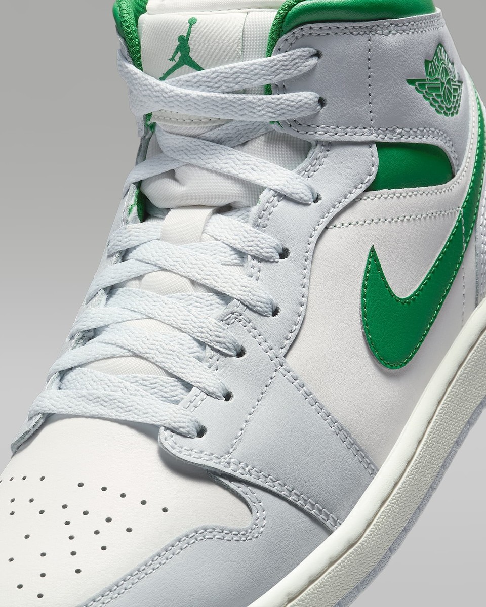 [ナイキ] AIR JORDAN 1 MID DQ8426-142 DQ8426-142 Nike Air Jordan 1 Mid Summit White Pure Platinum Sail