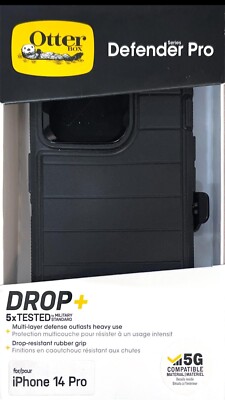 Otter Box iPhone 14 Pro Case Defender Series Pro - Black
