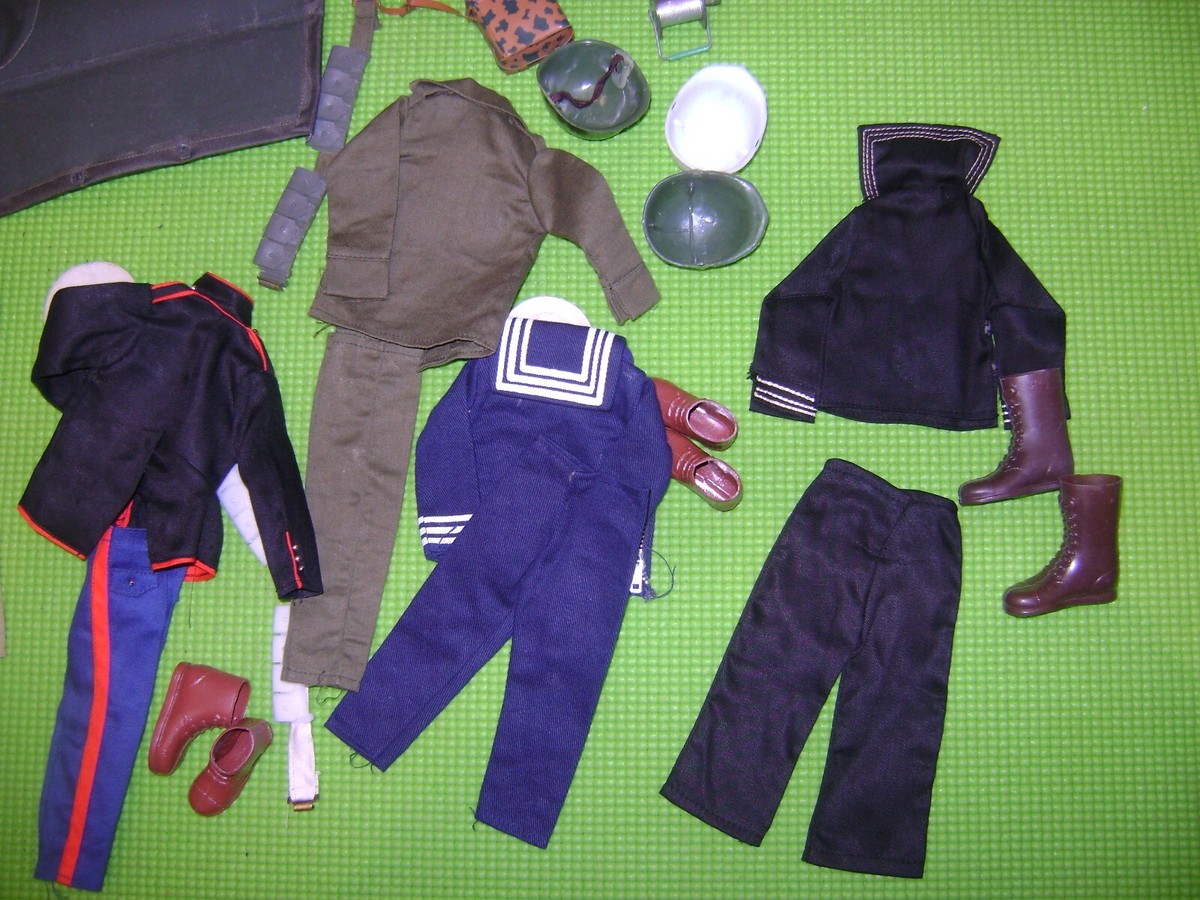 Lot De Vêtements Militaires Vintage Pour Figurine GI Joe – Tenues D'époque Fabriquées à Hong Kong