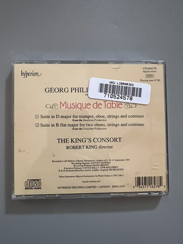 Tafelmusik-Ste (2) by G.P. Telemann (CD, 1993) - Imagen 2 de 6