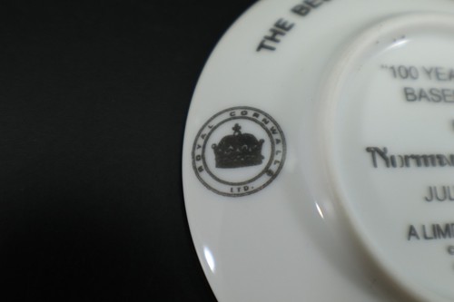 Norman Rockwell Collector Plate 100 YEARS OF BASEBALL Mini Porcelain 1983 VTG - Picture 8 of 9