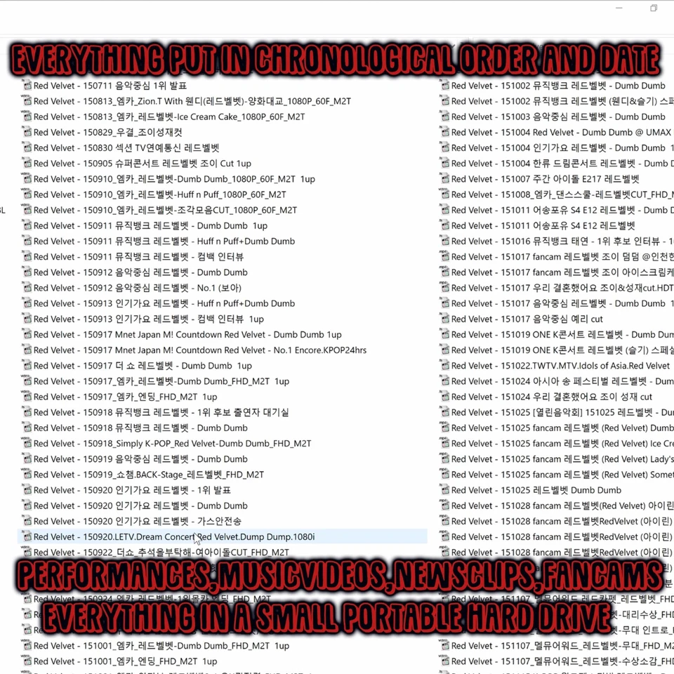 Red Velvet Video Collection 2014 to 2025 - Image 3 of 4