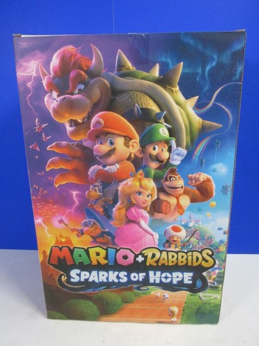 large 14" SUPER MARIO + RABBIDS SPARKS OF HOPE PVC FIGURE MODEL TOY nintendo - Picture 4 of 7
