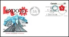 Canada FDC - 1970 - Japan Expo '70, Scott # 508, Cole Cover