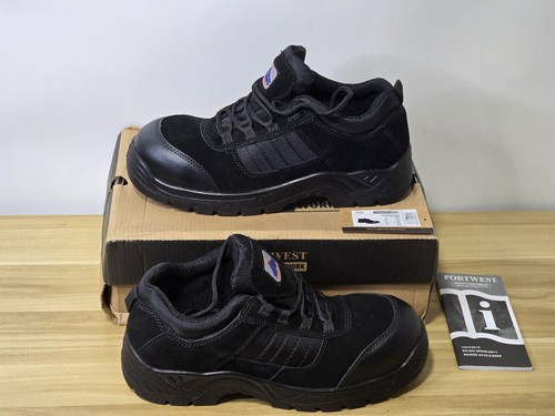 Portwest FC66 Compositelite Trouper Oil Resistant Safety Work Shoe Uk 9 Black.