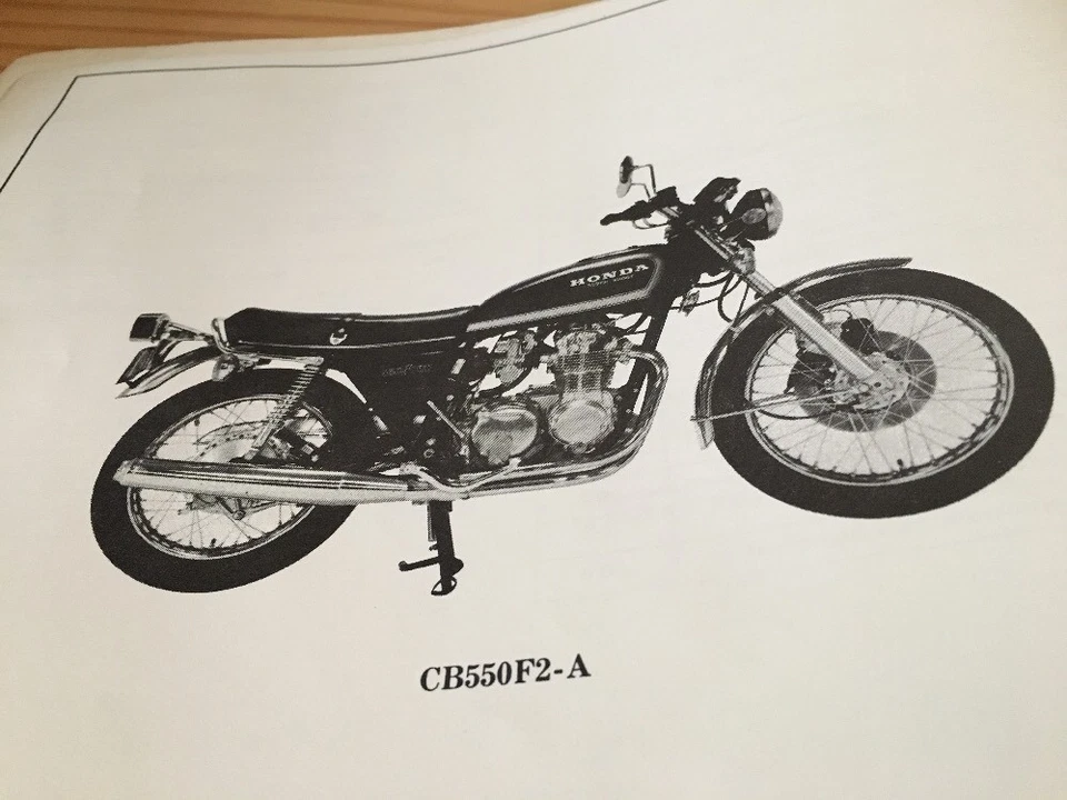 Honda Piezas List CB550F2 CB550 F2 CB 550 Catálogo Piezas Repuesto Edición 2 - Imagen 2 de 4