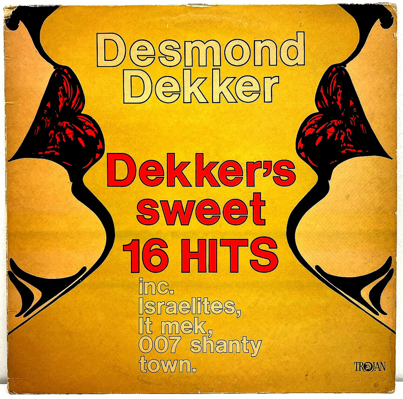 Desmond Dekker's Sweet 16 Hits 1978 Vinyl Trojan Records 1st Press UK Import