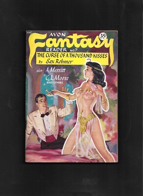Avon Fantasy Reader #7 (1948): Pulp Fiction! Sax Rohmer! Robert E. Howard! FN+!