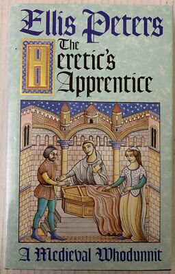 The Heretic's Apprentice by Ellis Peters 1989 Headline Edition SIGNED HC/DJ VG
