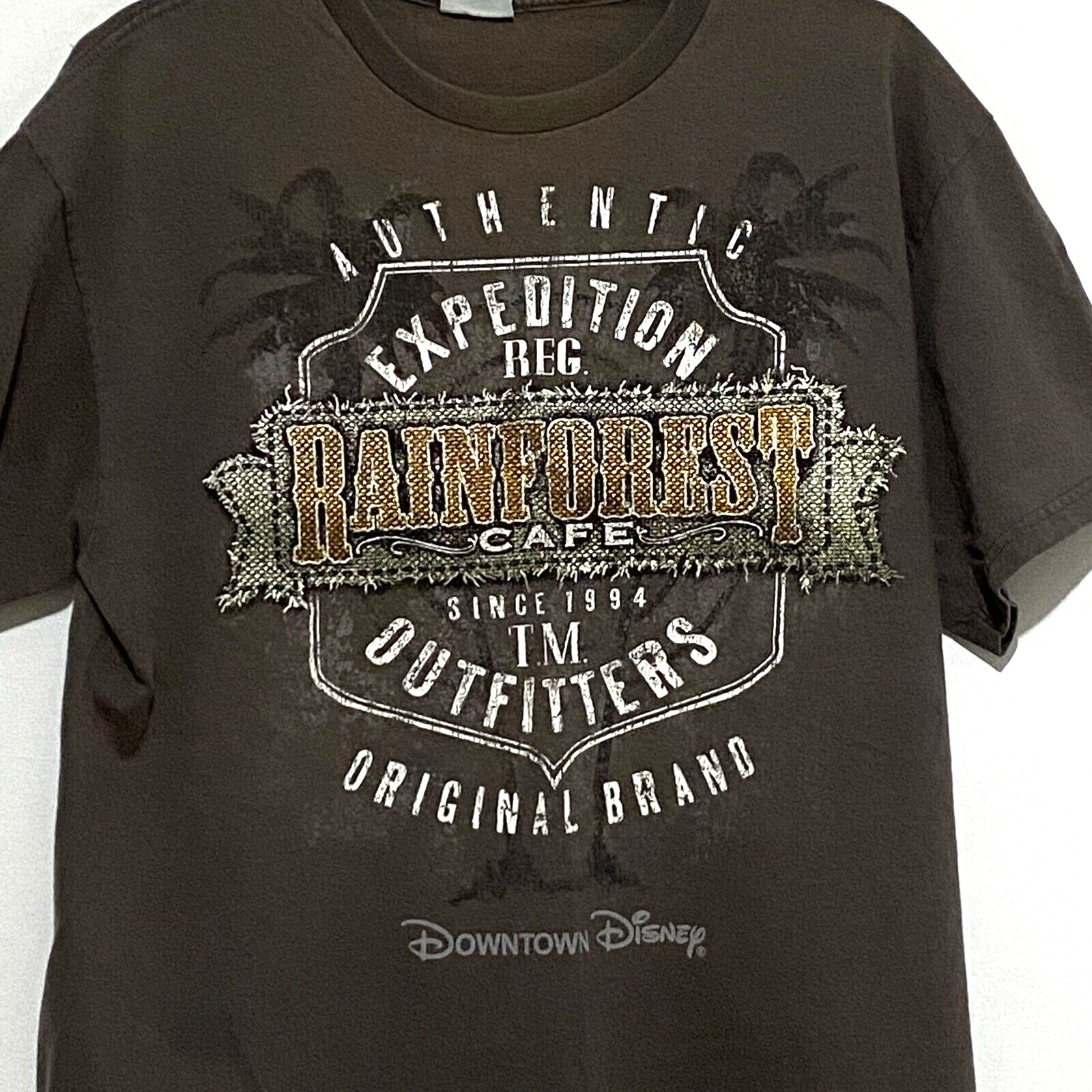 Rainforest Cafe Downtown Disney TShirt 42" Chest Gem