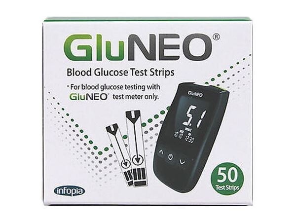 GluNEO Blood Glucose Test Strips x 50