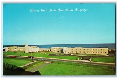 West End New Jersey NJ Postcard San Alfonso Retreat House Scene c1960's Vintage