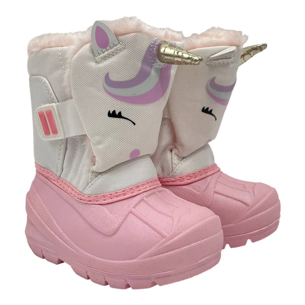 Cat Jack Huxley Pink Unicorn Winter Snow Boots ThermoLite -10