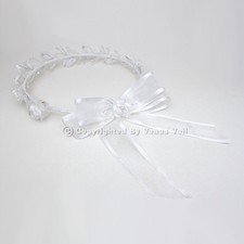 Bridal Wedding Flower Girl Communion Wreath Halo Tiara FG006