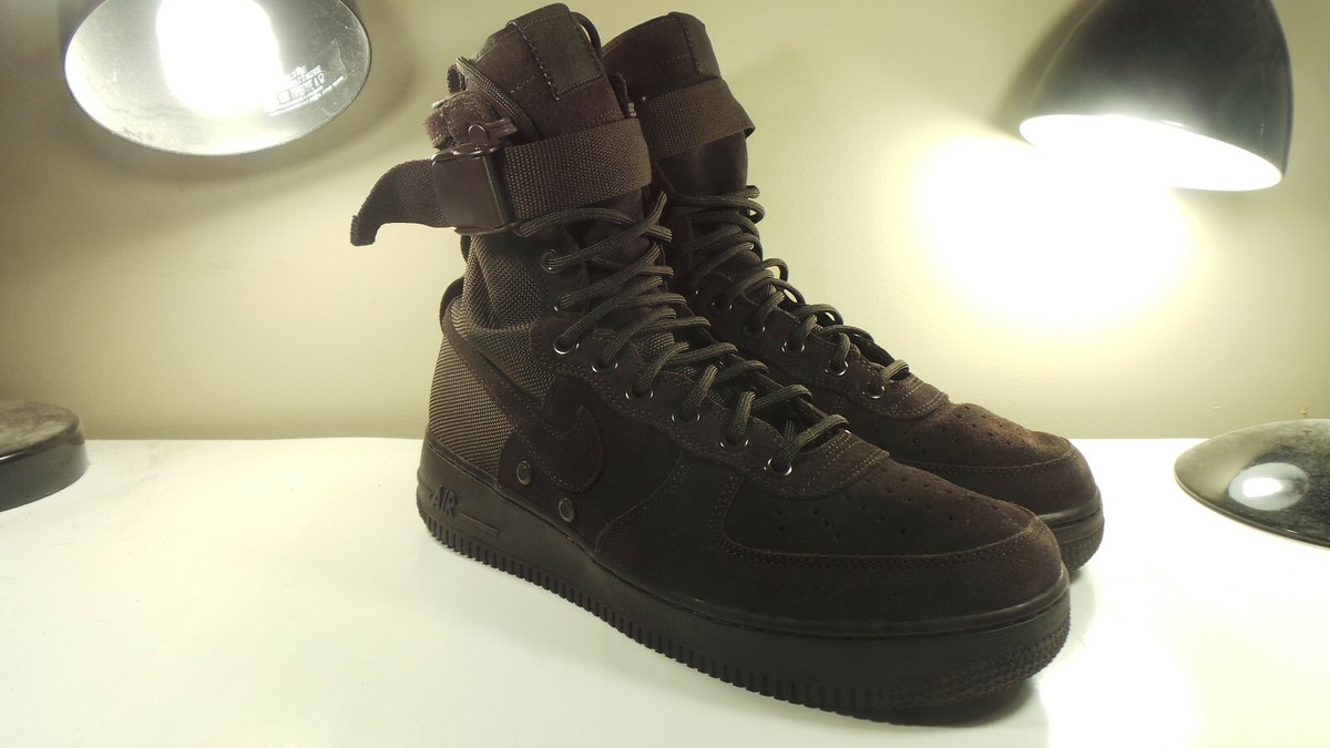 nike sf air force 1 high velvet brown