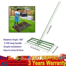 35.83*9.84in Lawn Leveling Rake for gardens, farms, lawns, yards, soccer fields