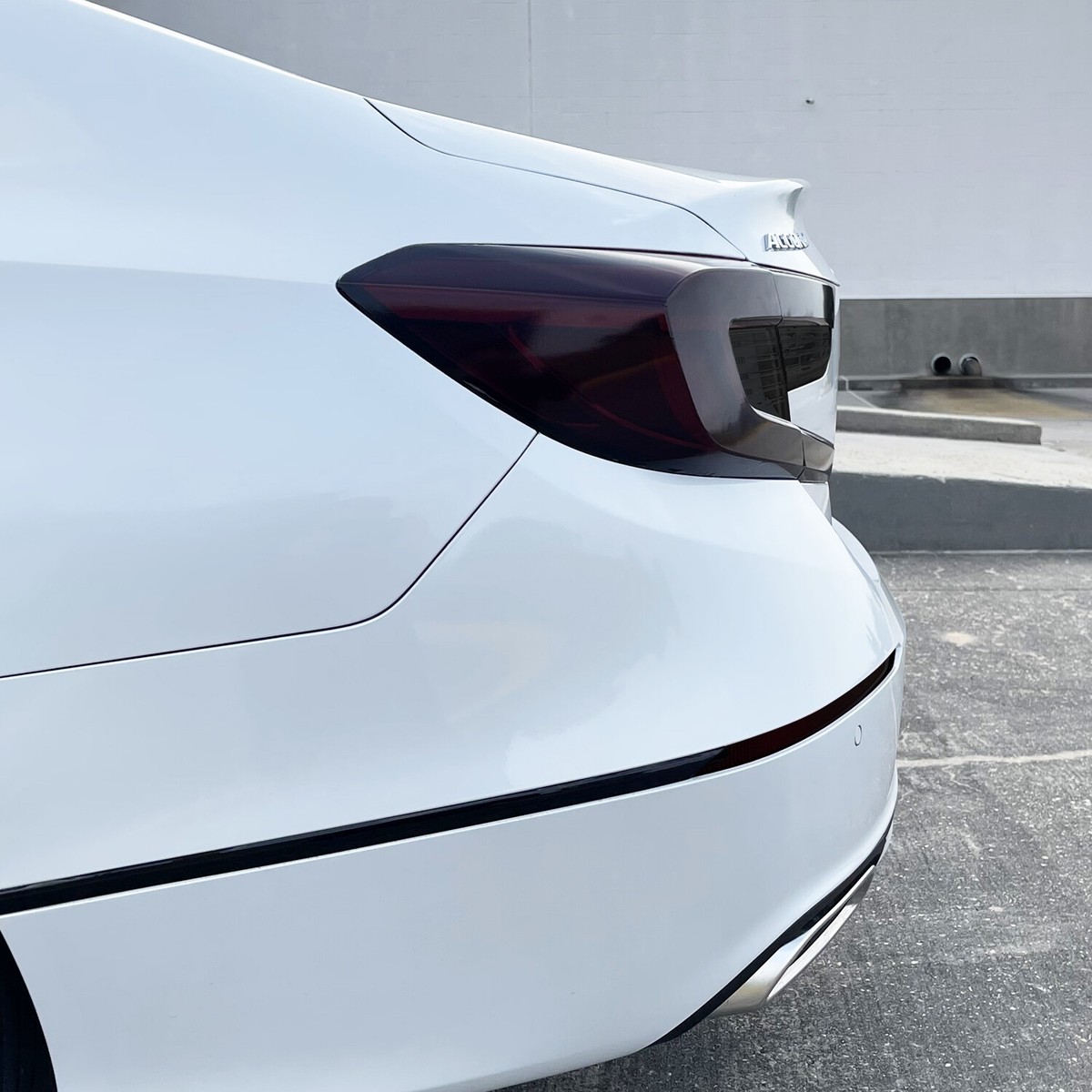 FOR 18-22 Honda Accord Tail Light Cutout & Reflector SMOKE Vinyl Tint Overlays - Foto 3