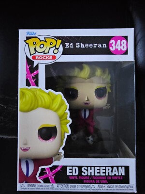 Ed Sheeran FUNKO POP! ROCKS: Ed Sheeran- Bad Habits #348 BRAND NEW IN BOX  889698705943|