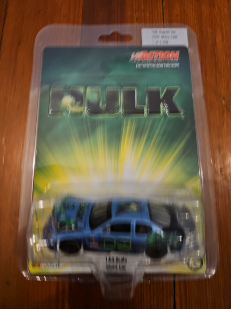 Action Diecast 1:64 Hulk Program 2003 Monte Carlo Elite Race Car Bruce Banner