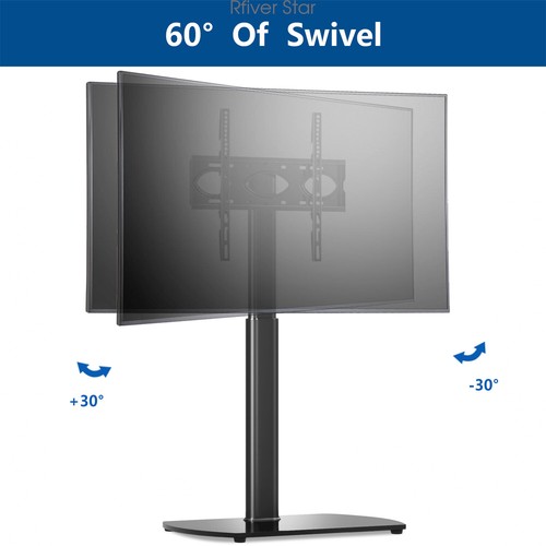 Universal Swivel Floor TV Stand for 55Inch LCD LED Flat Curved TVs - Picture 4 of 8