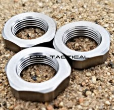 Stainless Steel Jam Nut Washer Pack of 3 For 308 7.62 Muzzle Brake Compensator