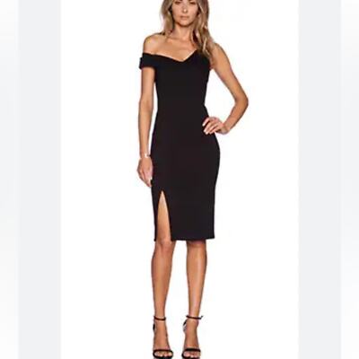 NICHOLAS Black One Shoulder Bodycon Dress | eBay