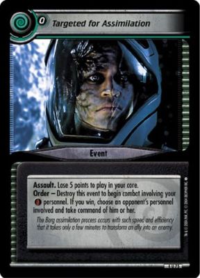 Star Trek CCG 2E Necessary Evil Targeted For Assimilation 4U75