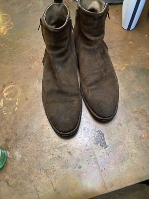 aston grey chelsea boots