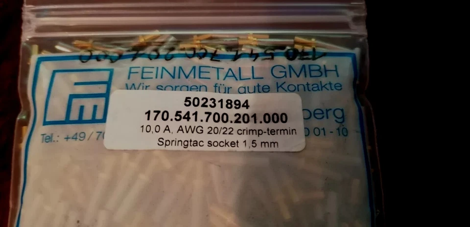 ODU Springtac 170.541.700.201.000 Crimp Buchsen - Top!!! - Bild 2 von 4