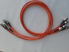 12Ghz 4K UHD-SDI BNC Male to BNC Male Belden 4855R Mini RG59 5 Pack 1 FT