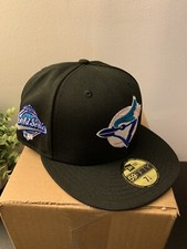 Cap City Exclusive Black Toronto Blue Jays 1992 World Series Size 7 1/4 Pink UV 
