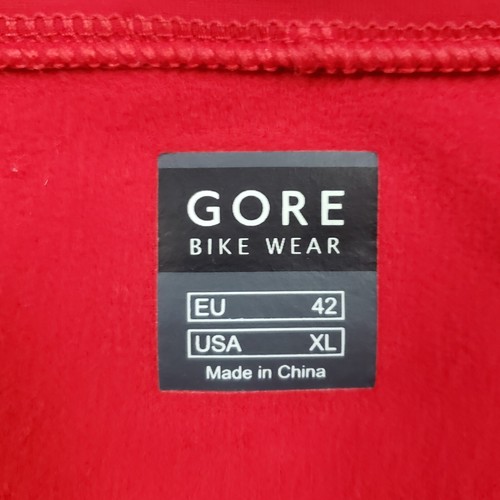 GORE BIKE WEAR Cycling Jacket Womens XL Red Quarter Zip Windstopper Lng Sleeve - Picture 7 of 13