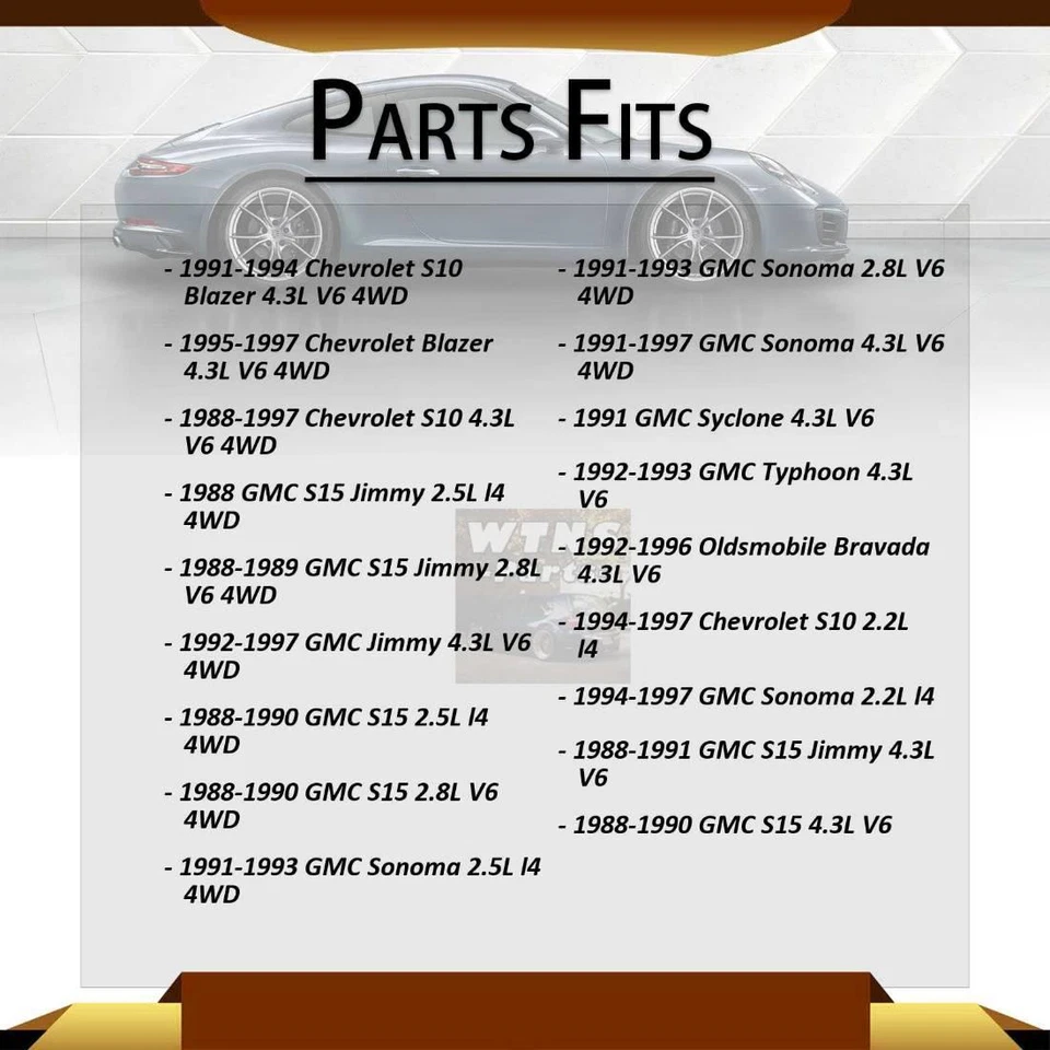 2x OE Solutions Axle Shaft Rear For GMC Typhoon 4.3L 1992-1993 - Изображение 2 из 4