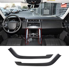 ABS Carbon Dashboard Side Strip Trim Accessories For Range Rover Sport 2018-2022