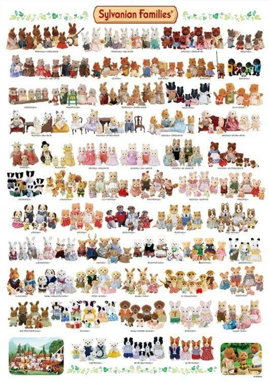 Buy [SF] Family Name Poster online, - Sylvanian Families