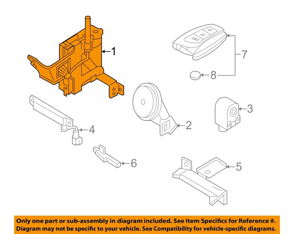 Used Ignition Control Module fits: 2015 Hyundai Genesis Theft-Locking Sdn keyles Foto 3 de 4