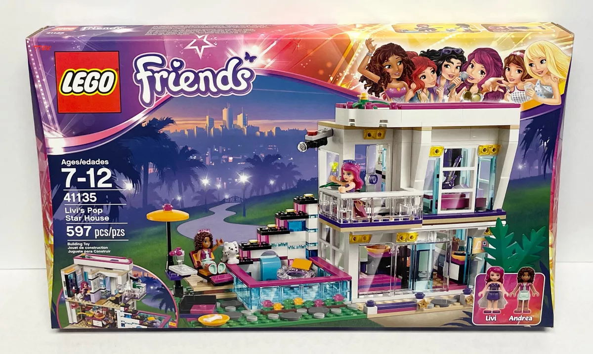 LEGO Friends 41135 pas cher, La maison de la Pop Star Livi