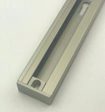 120V 2 Foot H System Track With Mounting Hardware, Single Circuit, Stain Nickel