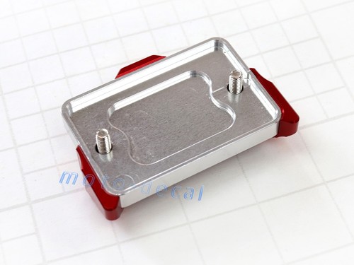 CNC Front Brake Reservoir Cover For MSX 125 Grom/SF 2013-2024 Red /silver - Picture 5 of 6