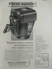 9/1960 PUB WILLIAMSON F117E F117B AIR CAMERA ORIGINAL AD