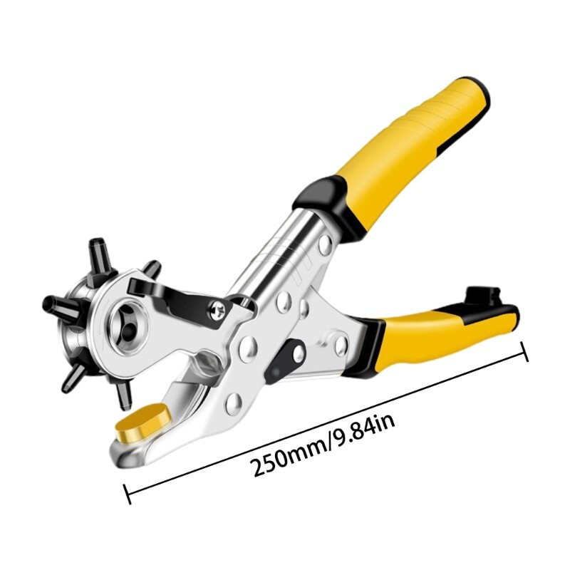 Belt Hole Puncher Leather Heavy Duty Leather Punch Tool for Belts