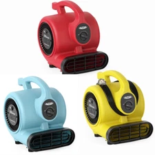 ALORAIR 600 CFM,GF600A Air Mover Carpet Dryer Floor Blower 5 Adjustable Angles