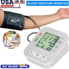 Blood Pressure Monitor Automatic Arm Digital BP Cuff Pulse Heart Rate Machine US