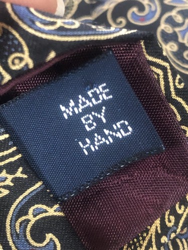 Vtg Polo Ralph Lauren Classic 100% Silk Luxury Paisley Tie - Picture 5 of 6