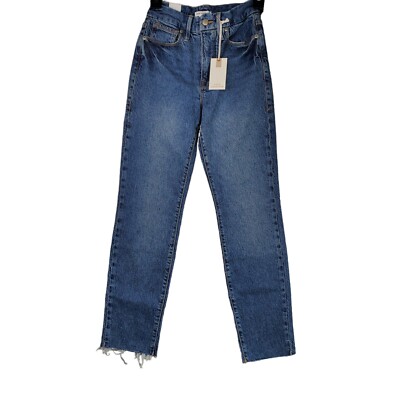 新品 New York High-Waisted Jeans 24 blue Mavi Women's New York High Rise Straight Leg Jeans, Mid Blue