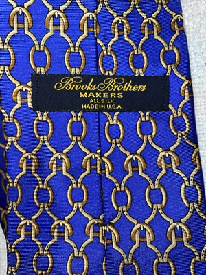 Brooks Brothers MAKERS USA製 TIE Brooks Brothers Makers Neck Tie Silk Red Horse Shoes All