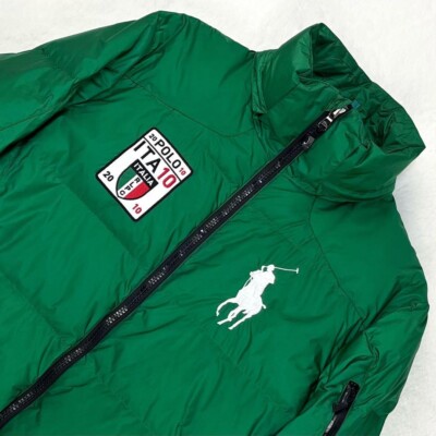Polo Ralph Laurenダウン Polo Ralph Lauren Color Block 750 Down Puffer Jacket Coat